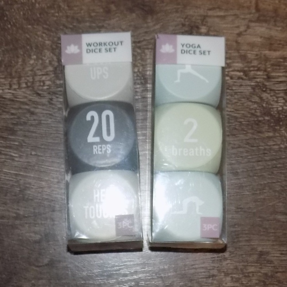 Vivitar Workout and Yoga Dice New Fitness Exercise 2-Pack